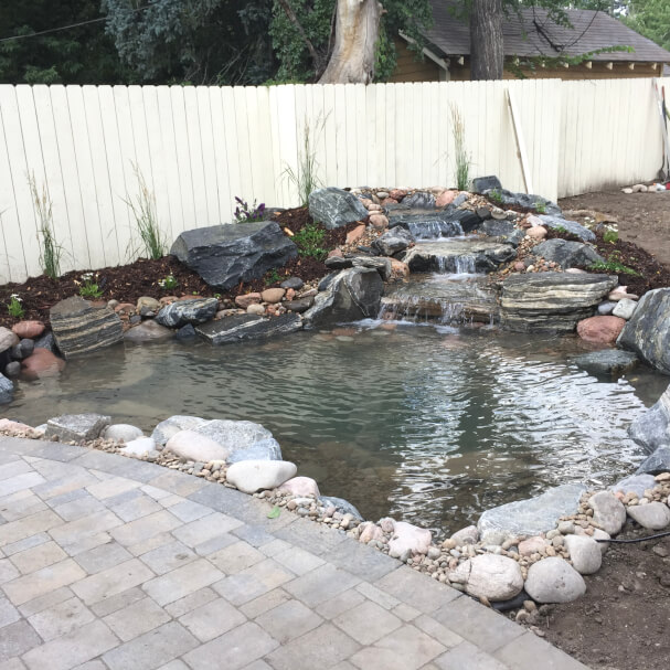 backyard water feature colorado